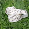 Order  Christmas Ribbon - Merry Christmas Brown